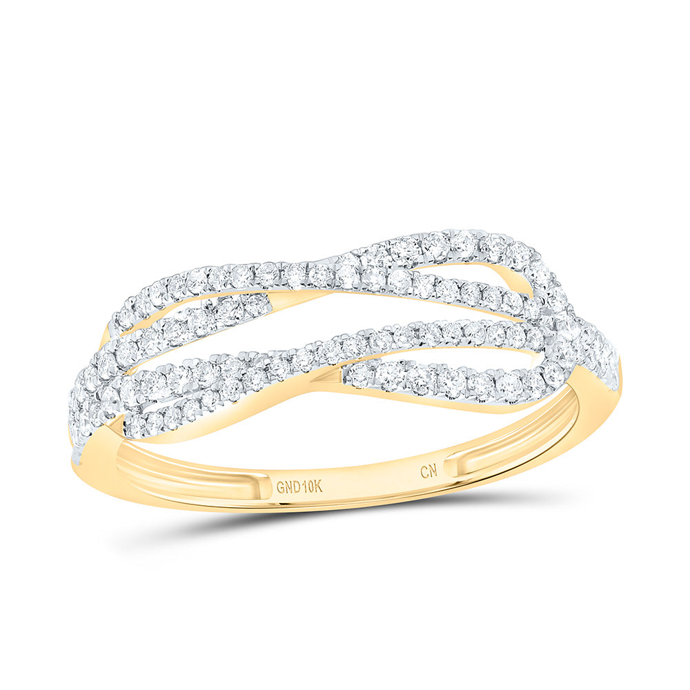 1/3CTW-NAT DIA CN FASHION HERACLE KNOT RING Daisy Joyeria