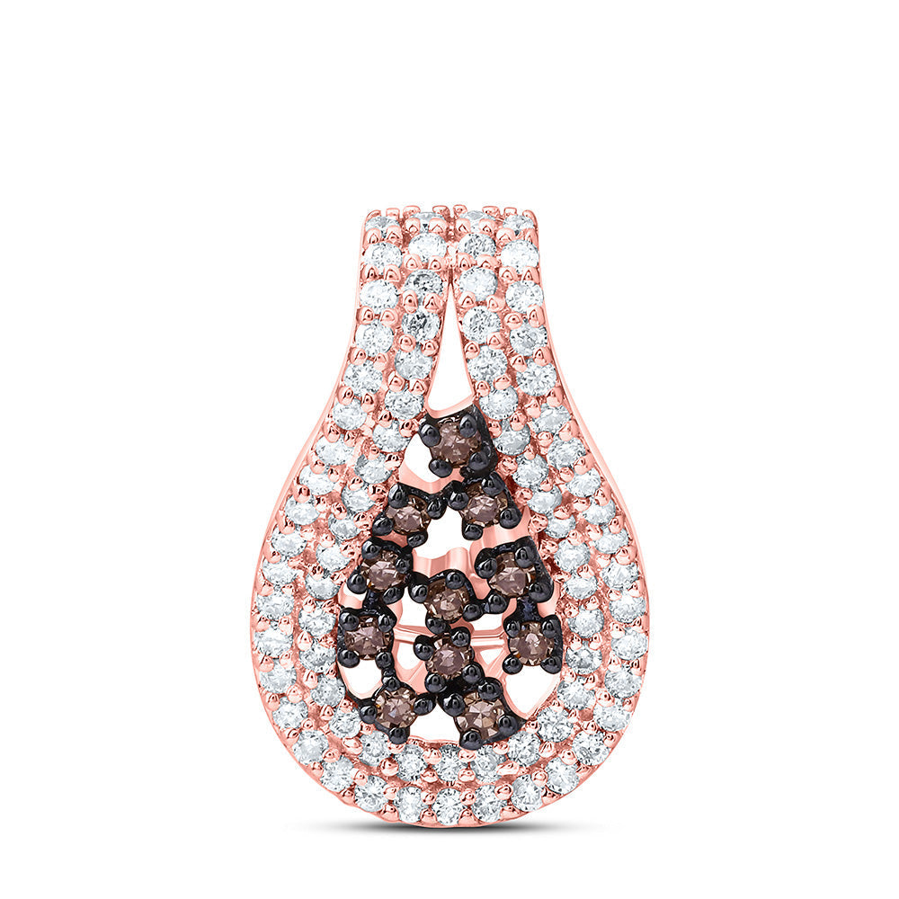 1/4CTW-NAT DIA CN FASHION COGNAC NATURAL PENDANT Daisy Joyeria