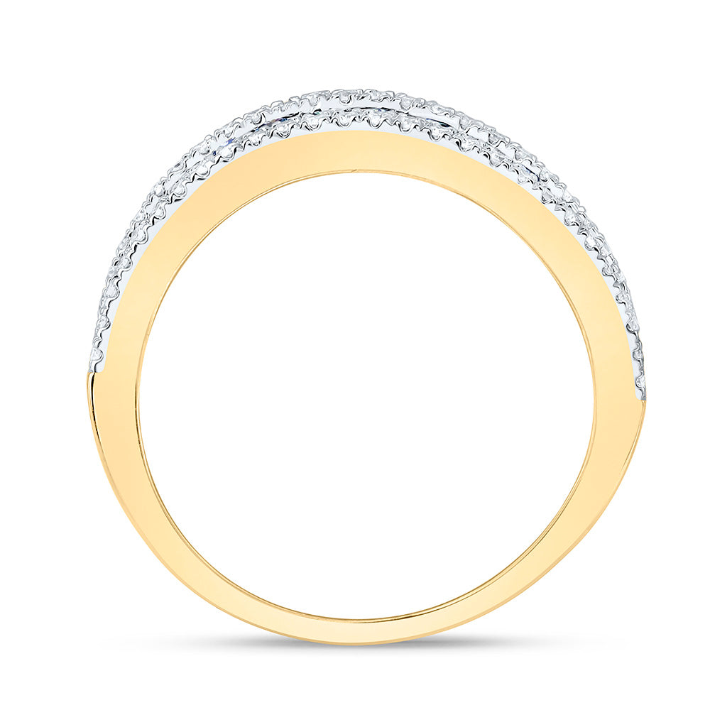 1/2CTW-NAT DIA P1 BLUE DIAMOND GIFT RING Daisy Joyeria