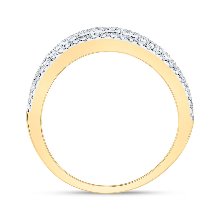 1/2CTW-NAT DIA P1 BLUE DIAMOND GIFT RING Daisy Joyeria