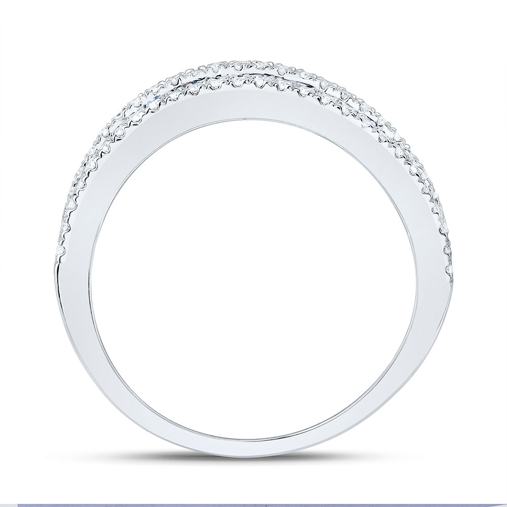 1/2CTW-NAT DIA P1 BLUE DIAMOND GIFT RING Daisy Joyeria