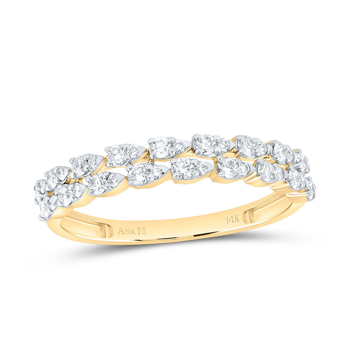 3/8CTW-NAT DIA ANA M FASHION PEAR RING Daisy Joyeria