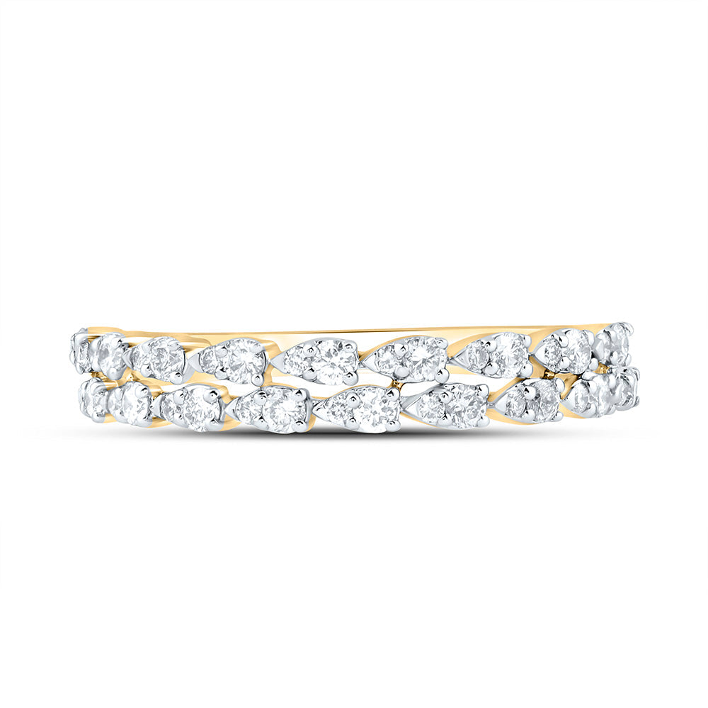 3/8CTW-NAT DIA ANA M FASHION PEAR RING Daisy Joyeria