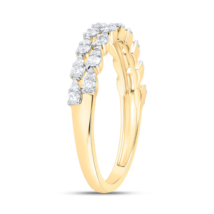 3/8CTW-NAT DIA ANA M FASHION PEAR RING Daisy Joyeria