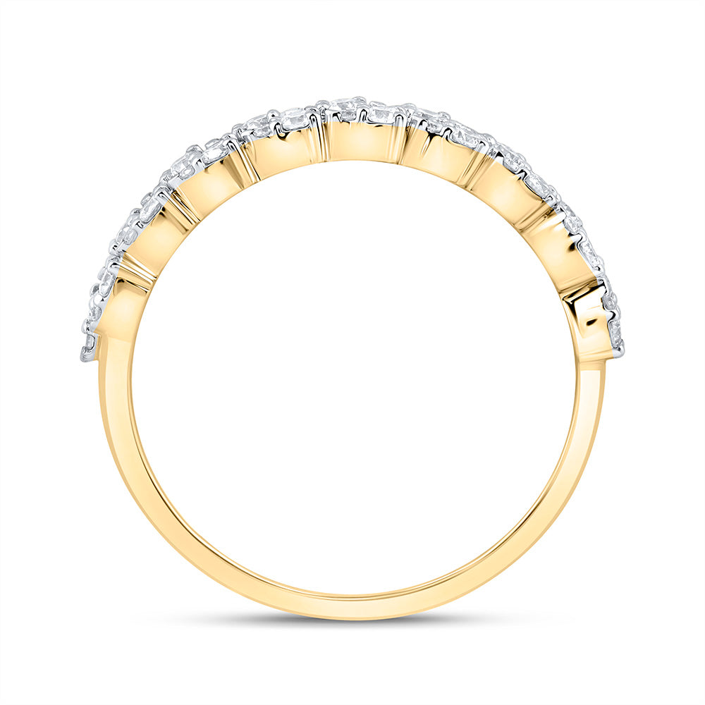 3/8CTW-NAT DIA ANA M FASHION PEAR RING Daisy Joyeria