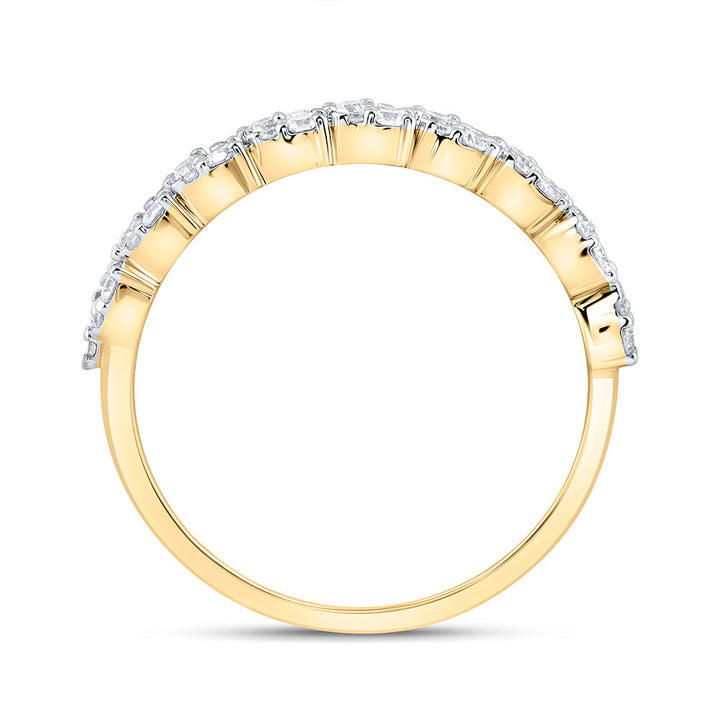 3/8CTW-NAT DIA ANA M FASHION PEAR RING Daisy Joyeria