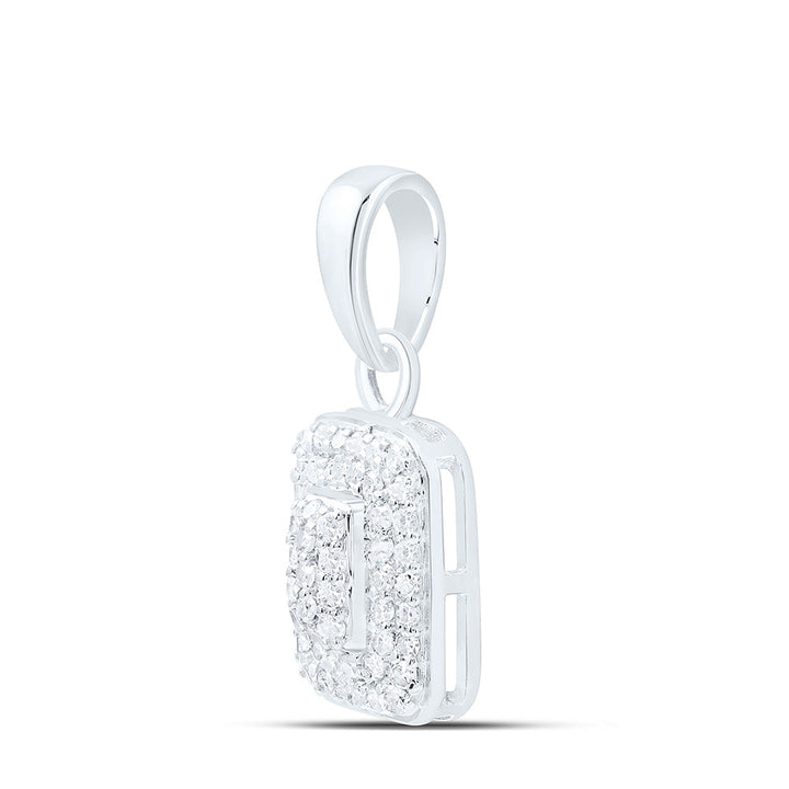 1/6CTW-NAT DIA NK FASHION EMERALD PENDANT Daisy Joyeria