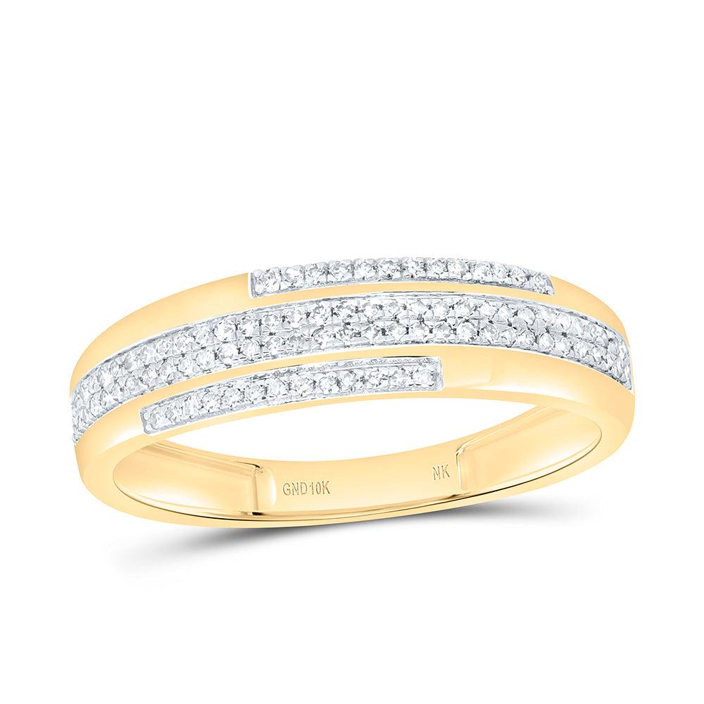 1/4CTW-NAT DIA NK GIFT MENS BAND Daisy Joyeria