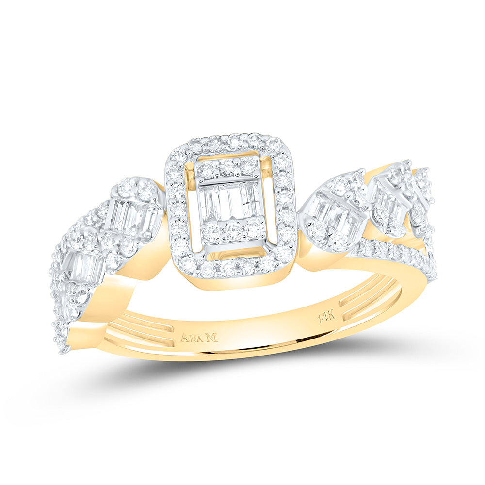 5/8CTW-NAT DIA ANA M FASHION  RING Daisy Joyeria