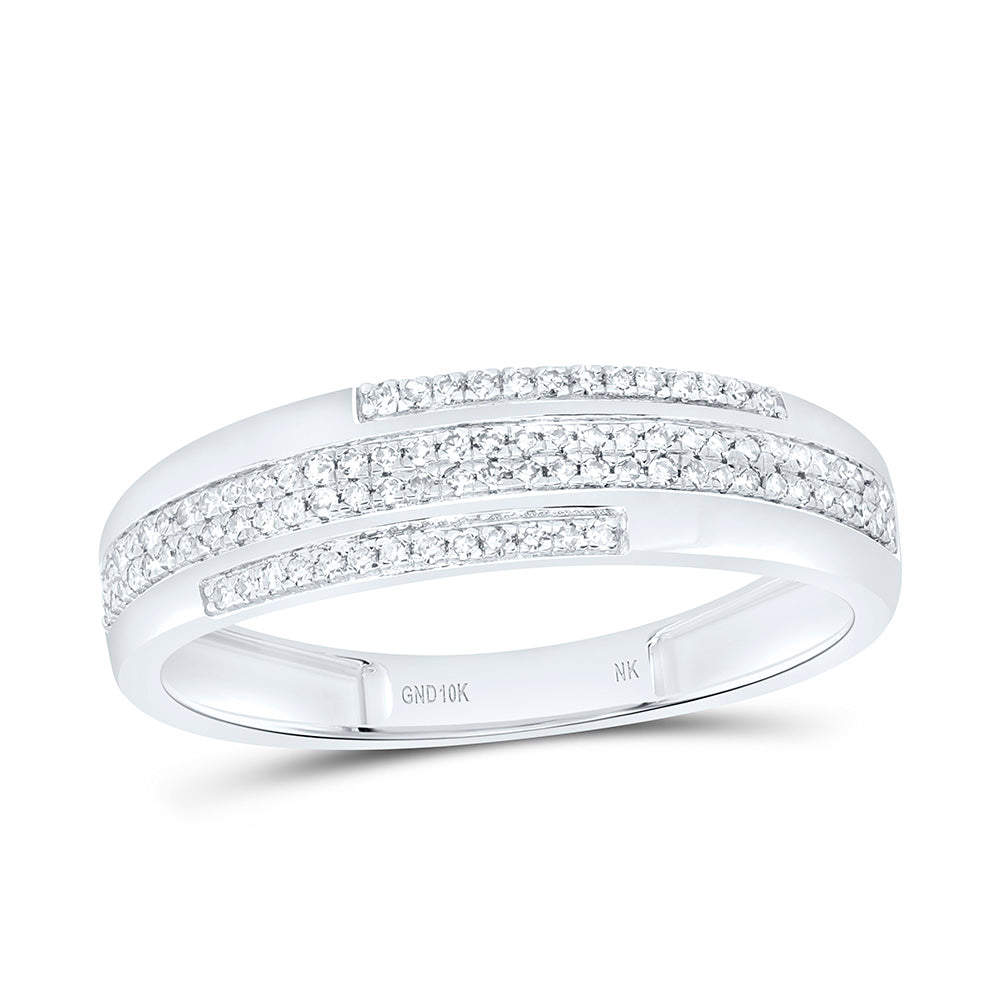 1/4CTW-NAT DIA NK GIFT MENS BAND Daisy Joyeria