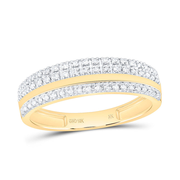 1/4CTW-NAT DIA NK GIFT MENS BAND Daisy Joyeria