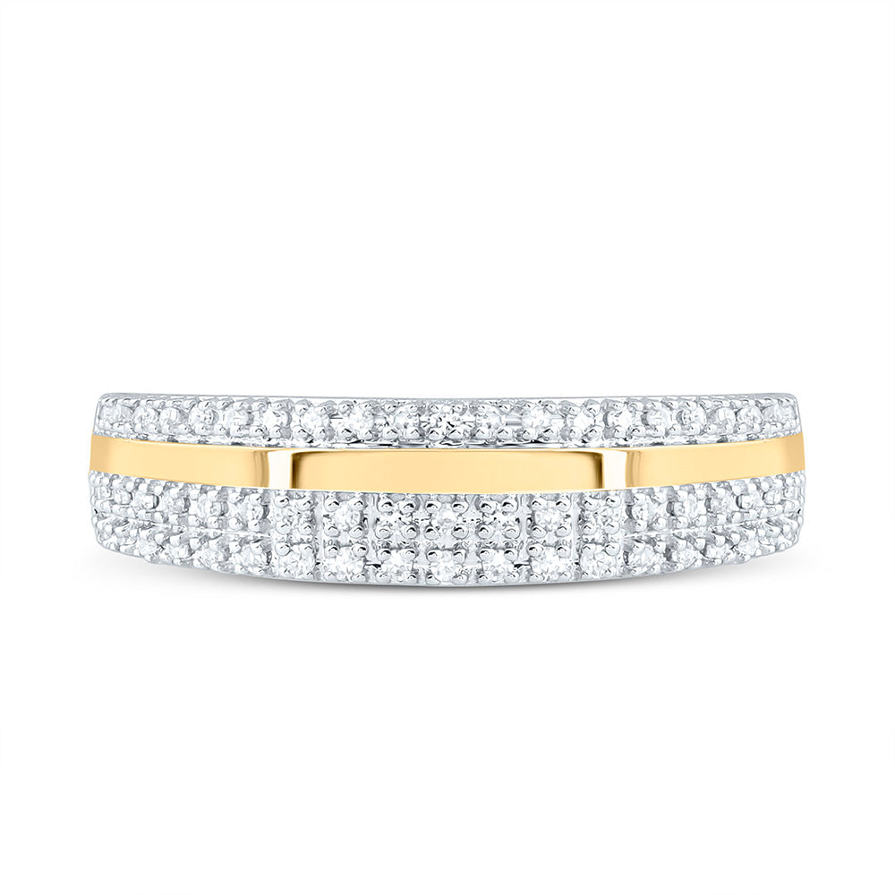 1/4CTW-NAT DIA NK GIFT MENS BAND Daisy Joyeria