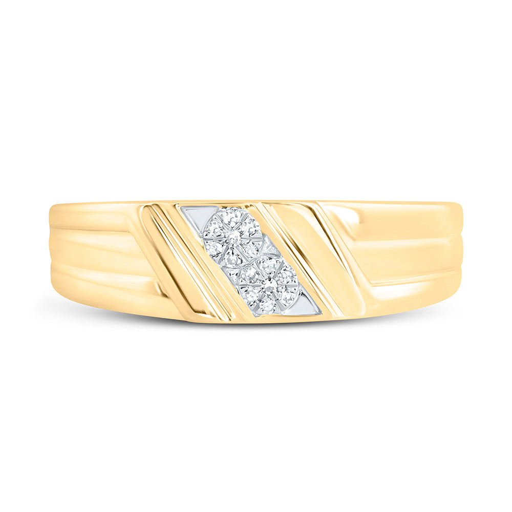1/20CTW-NAT DIA NK GIFT MENS BAND Daisy Joyeria