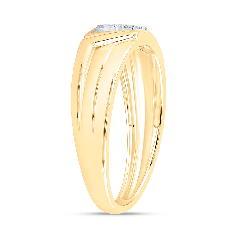 1/20CTW-NAT DIA NK GIFT MENS BAND Daisy Joyeria