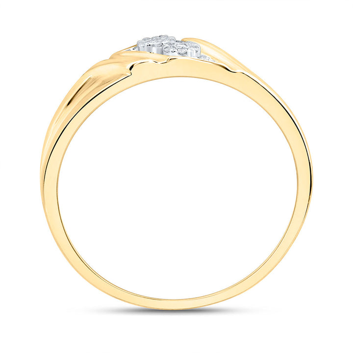 1/20CTW-NAT DIA NK GIFT MENS BAND Daisy Joyeria