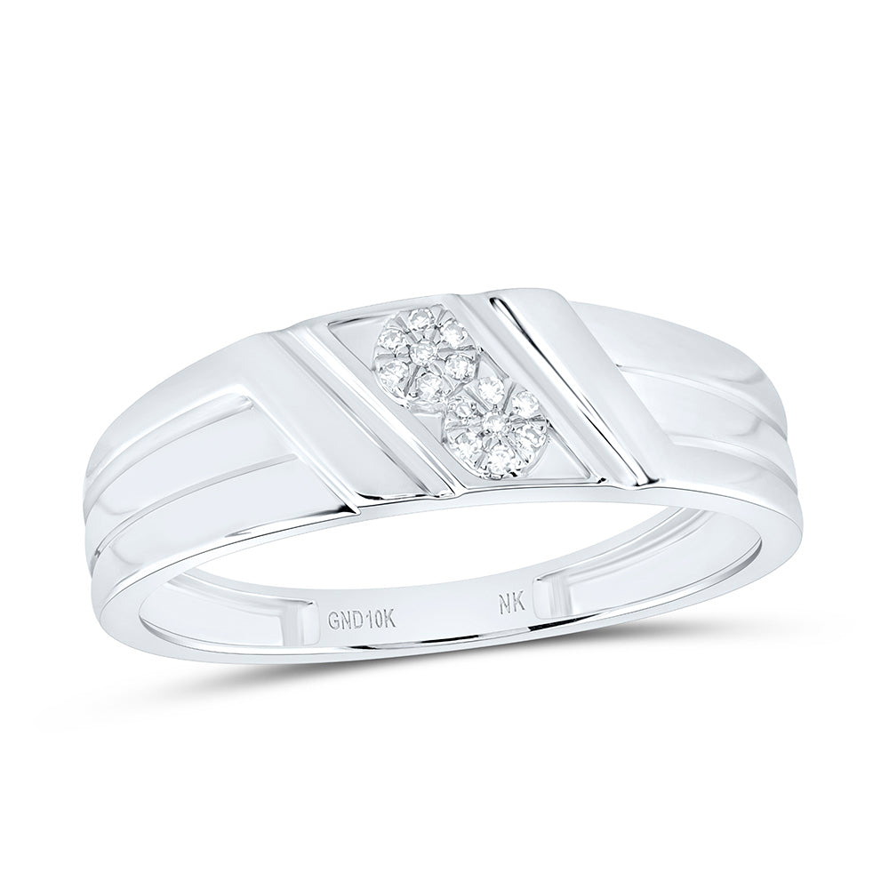 1/20CTW-NAT DIA NK GIFT MENS BAND Daisy Joyeria