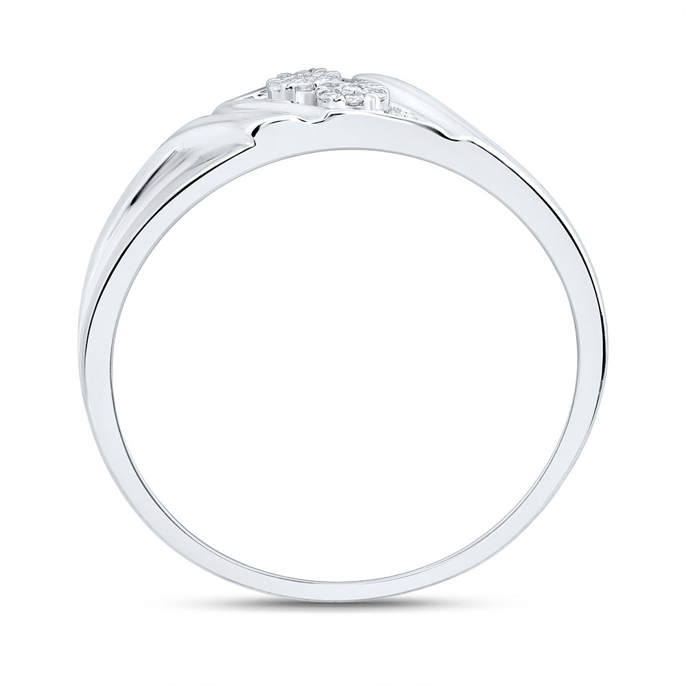 1/20CTW-NAT DIA NK GIFT MENS BAND Daisy Joyeria