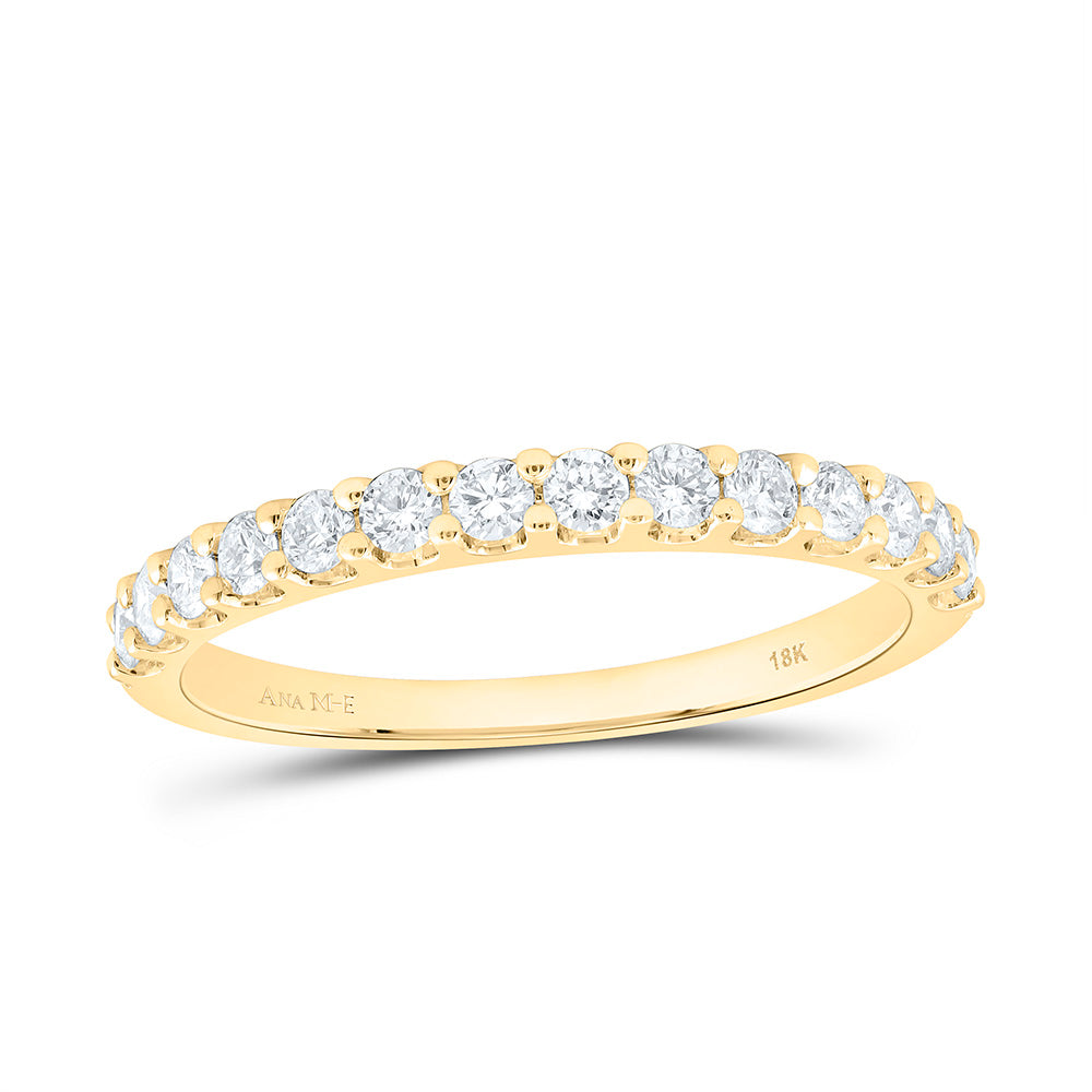 1/2CTW-NAT DIA ANA M ELITE FASHION LADIES BAND Daisy Joyeria