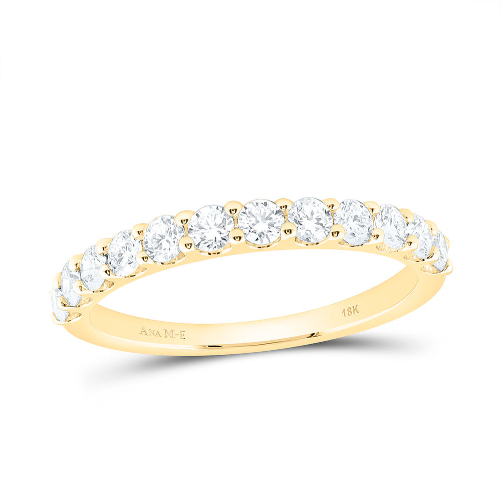 3/4CTW-NAT DIA ANA M ELITE FASHION LADIES BAND Daisy Joyeria