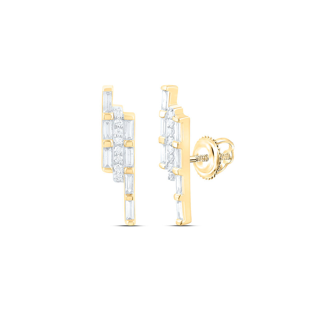 3/8CTW-NAT DIA ANA M FASHION EARRING Daisy Joyeria
