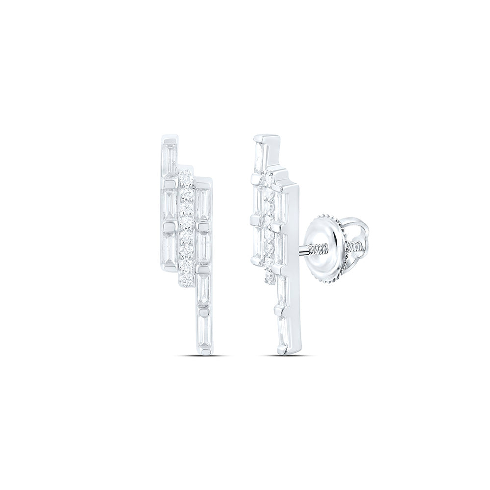 3/8CTW-NAT DIA ANA M FASHION EARRING Daisy Joyeria