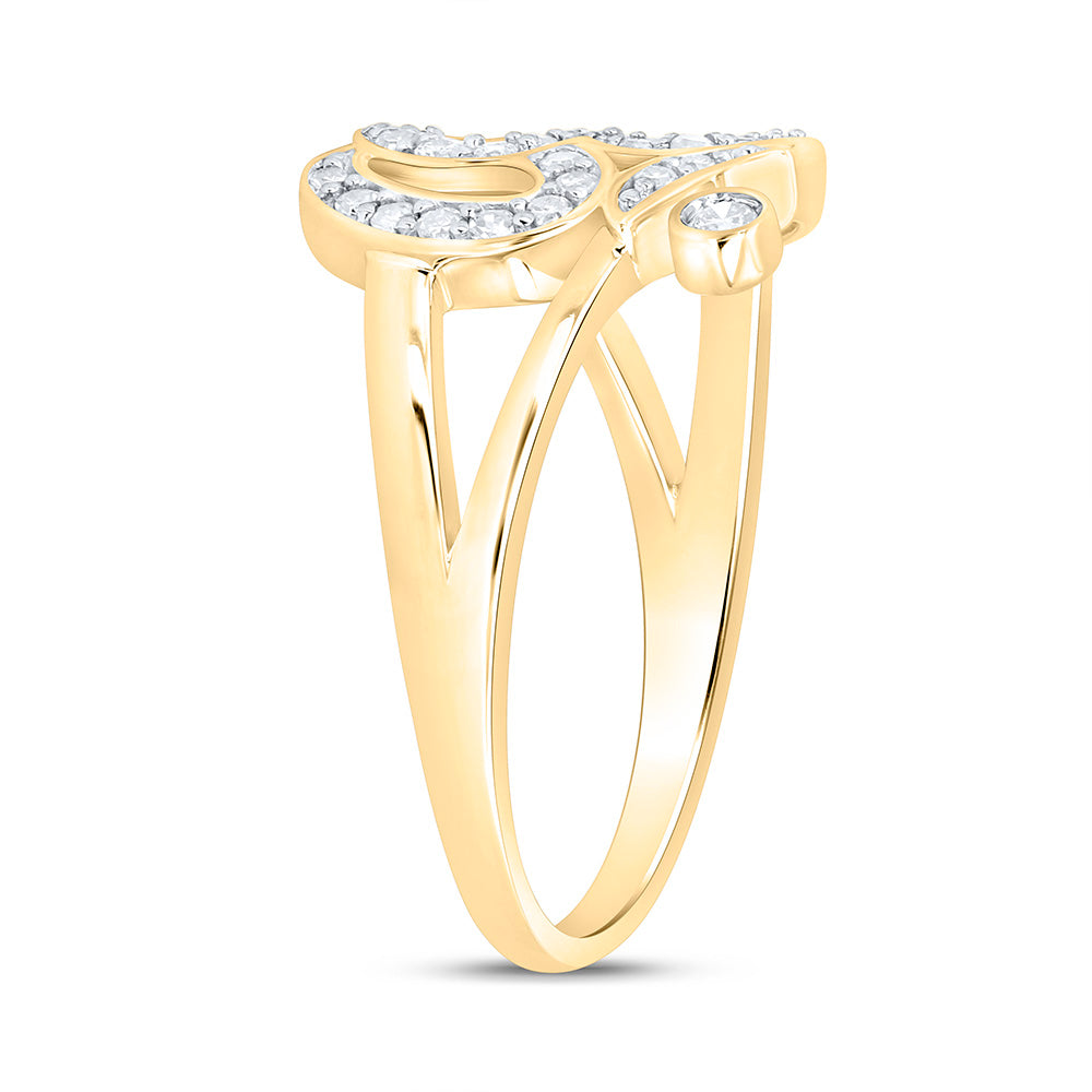 1/4CTW-NAT DIA NK OM FASHION RING Daisy Joyeria
