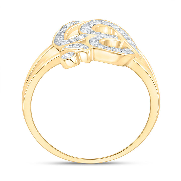 1/4CTW-NAT DIA NK OM FASHION RING Daisy Joyeria