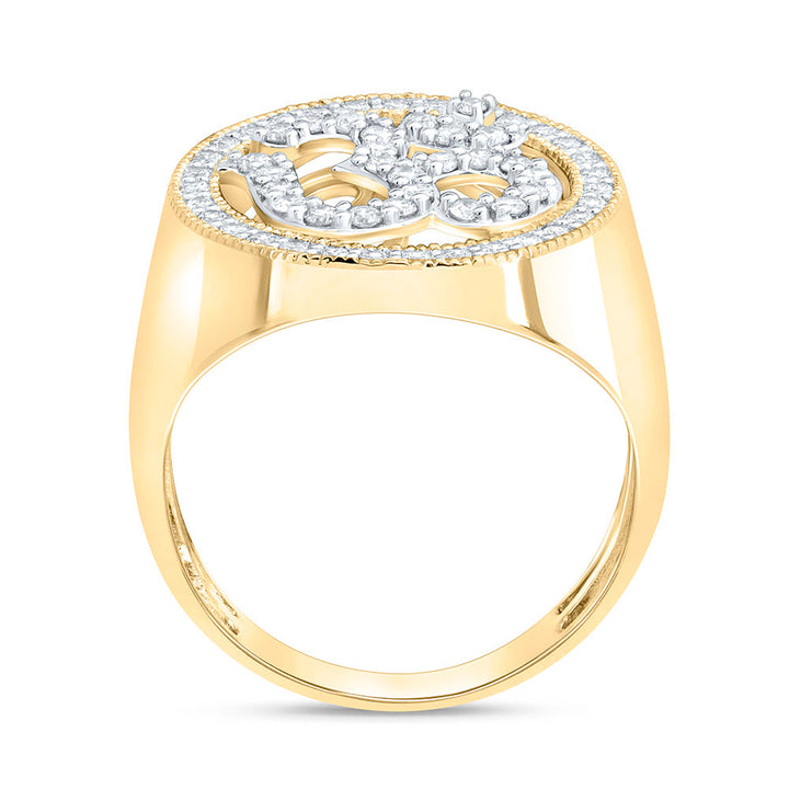 5/8CTW-NAT DIA NK OM MENS RING Daisy Joyeria