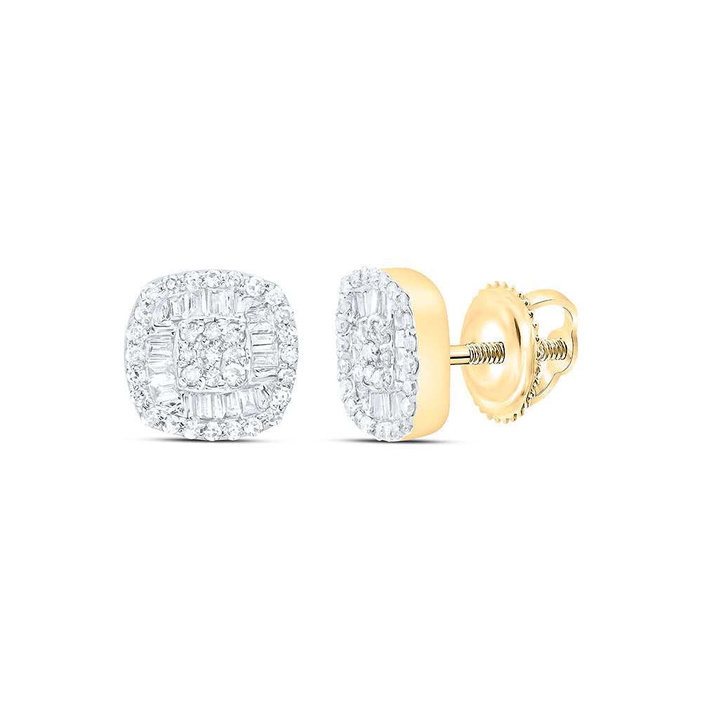 1/3CTW-NAT DIA NK FASHION CUSHION EARRING Daisy Joyeria