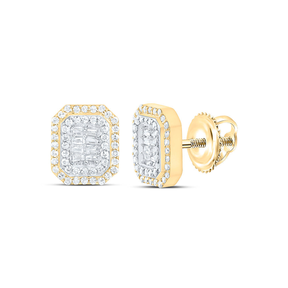 1/3CTW-NAT DIA NK FASHION EMERALD EARRING Daisy Joyeria