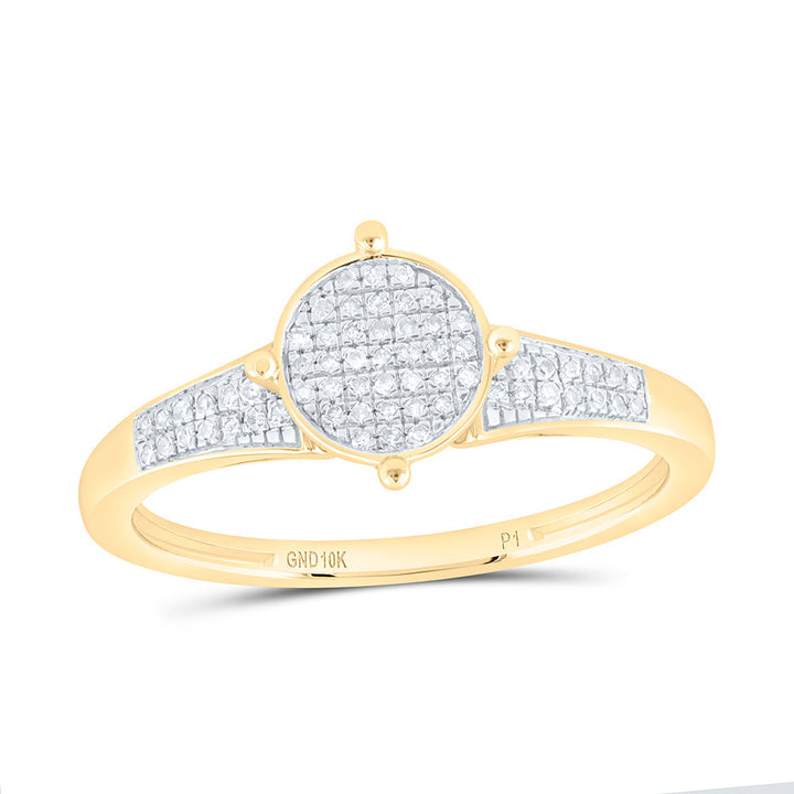 1/8CTW-NAT DIA P1 GIFT ROUND RING Daisy Joyeria