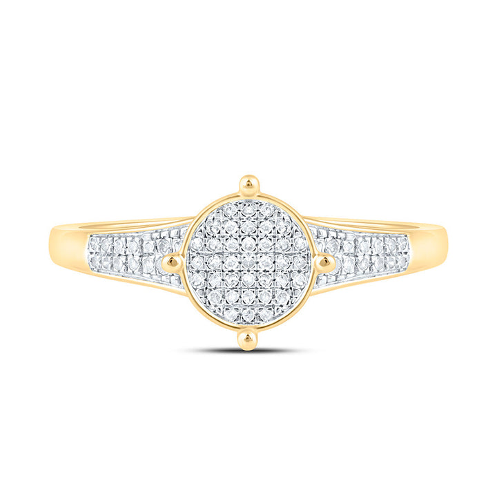 1/8CTW-NAT DIA P1 GIFT ROUND RING Daisy Joyeria