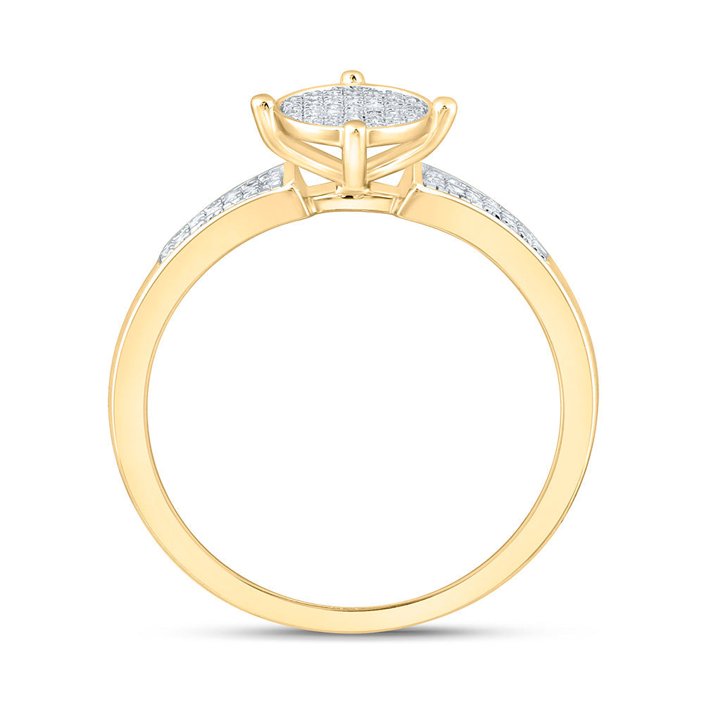 1/8CTW-NAT DIA P1 GIFT ROUND RING Daisy Joyeria