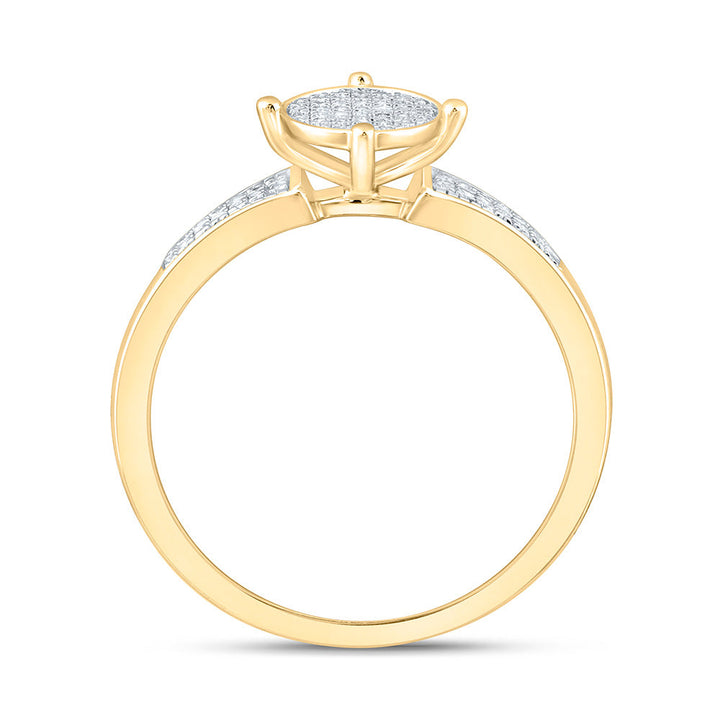 1/8CTW-NAT DIA P1 GIFT ROUND RING Daisy Joyeria