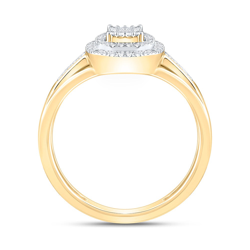 1/6CTW-NAT DIA P1 GIFT CUSHION RING Daisy Joyeria