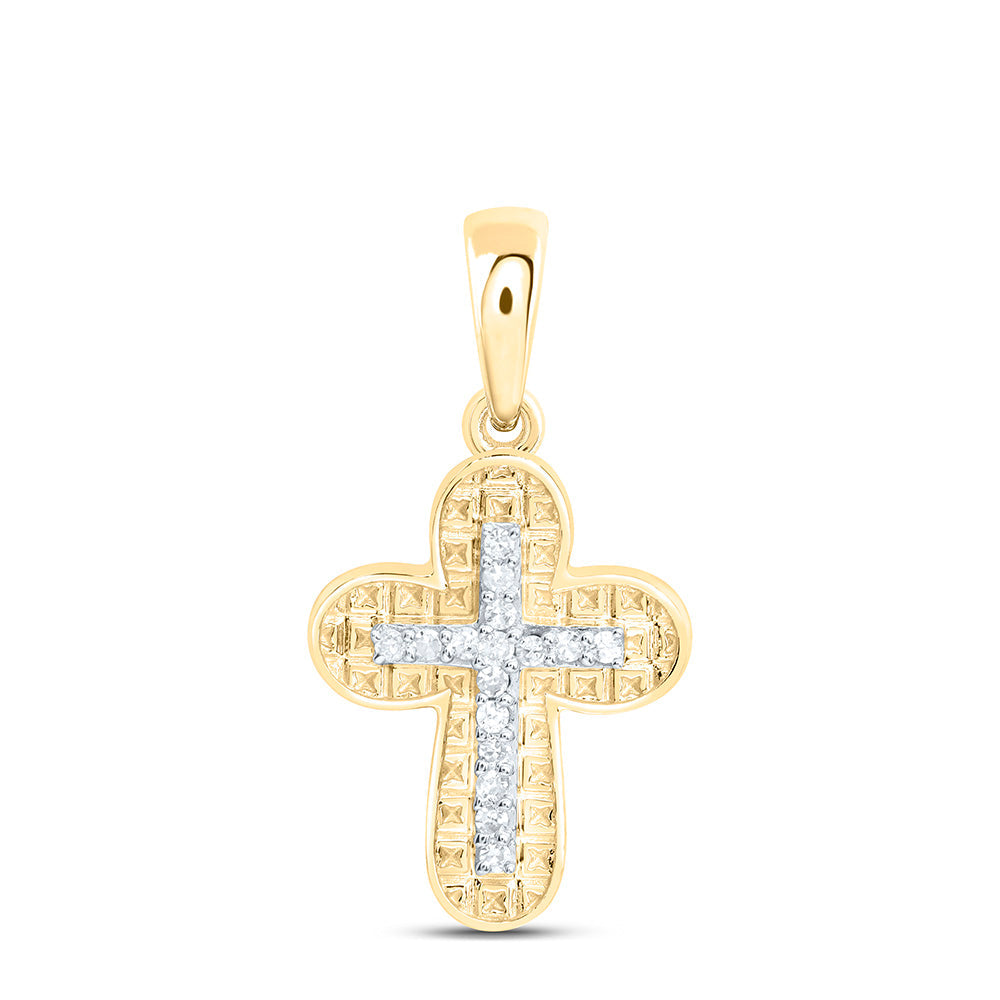 1/20CTW-NAT DIA P1 GIFT CROSS PENDANT Daisy Joyeria