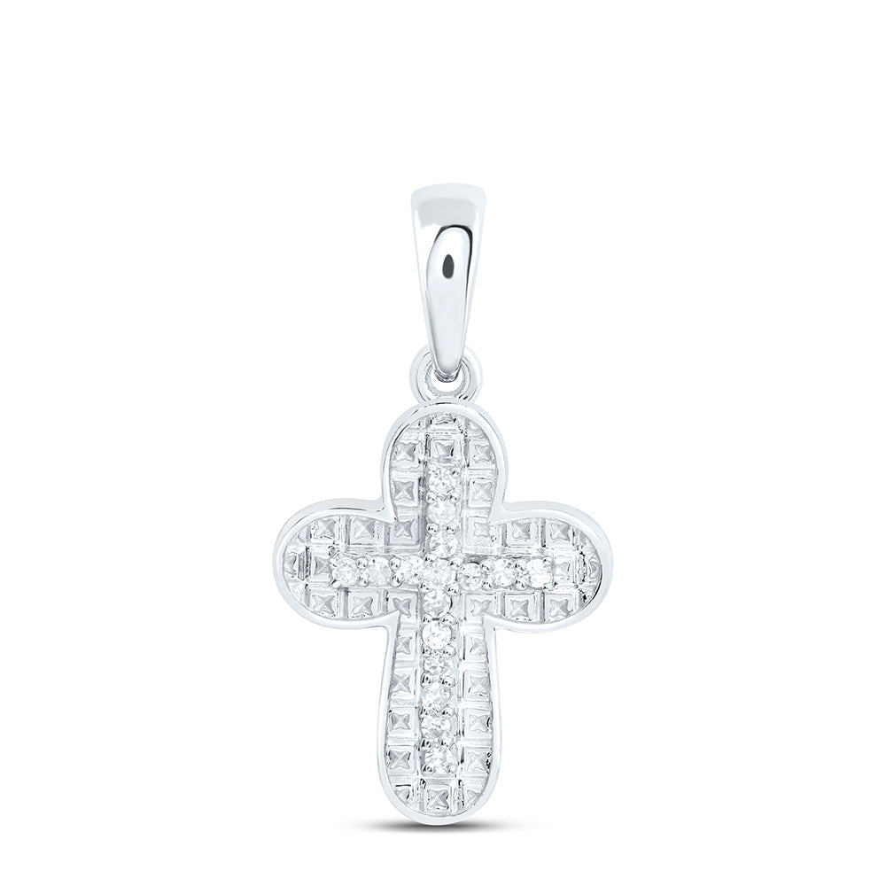 1/20CTW-NAT DIA P1 GIFT CROSS PENDANT Daisy Joyeria