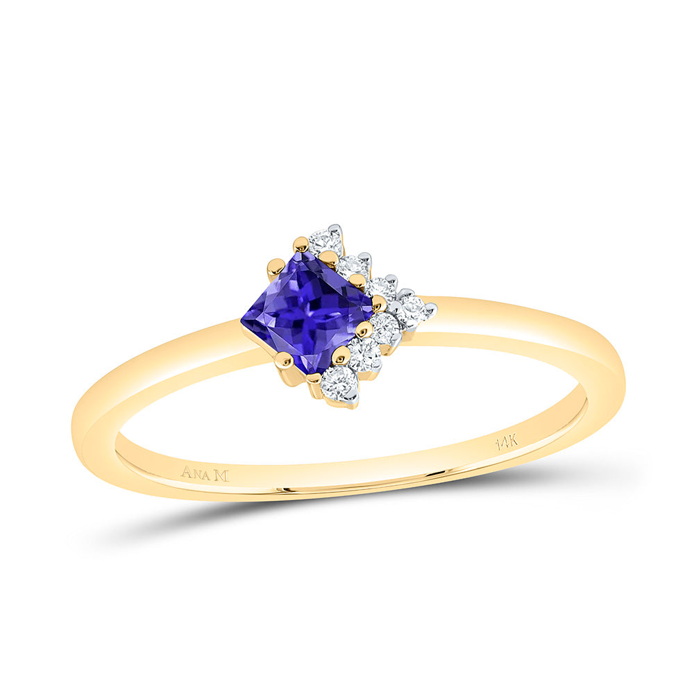 1/20CTW-NAT DIA ANA M 3.50MM PR-TAN NAT GEM RING Daisy Joyeria