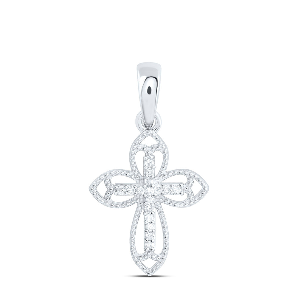 1/20CTW-NAT DIA P1 GIFT CROSS PENDANT Daisy Joyeria