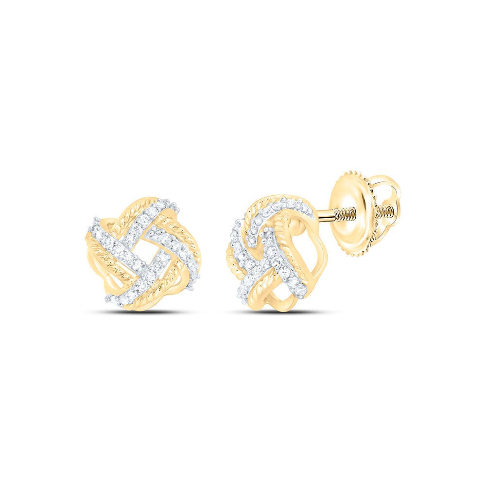 1/6CTW-NAT DIA NK FASHION EARRING Daisy Joyeria