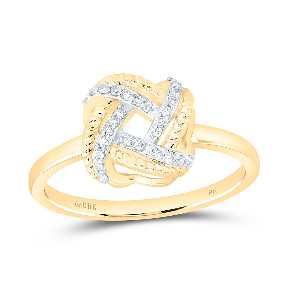 1/10CTW-NAT DIA NK FASHION RING Daisy Joyeria