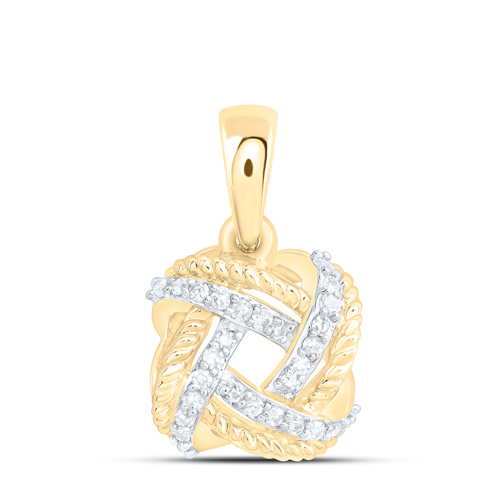 1/10CTW-NAT DIA NK FASHION PENDANT Daisy Joyeria