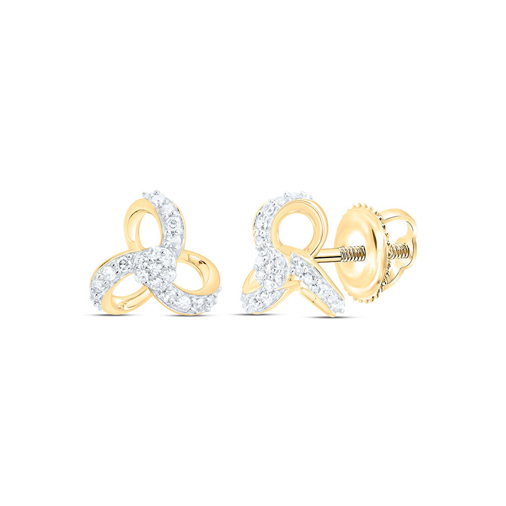 1/6CTW-NAT DIA NK FASHION EARRING Daisy Joyeria