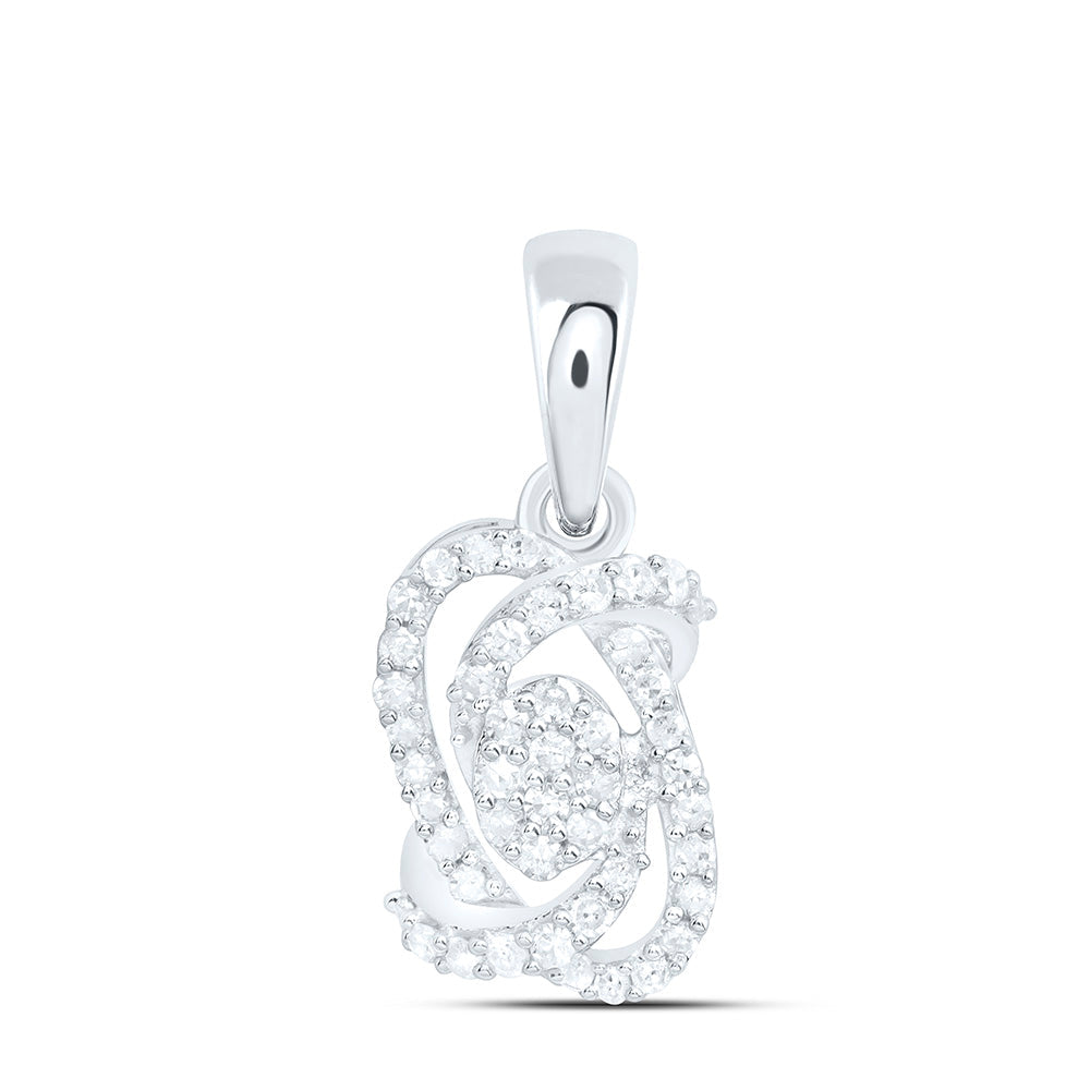 1/6CTW-NAT DIA P1 GIFT PENDANT Daisy Joyeria