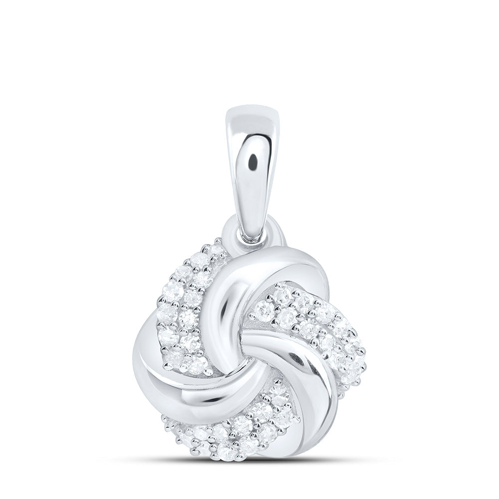 1/6CTW-NAT DIA P1 GIFT PENDANT Daisy Joyeria