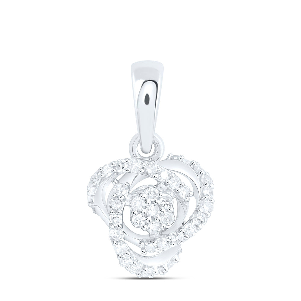 1/6CTW-NAT DIA P1 GIFT PENDANT Daisy Joyeria
