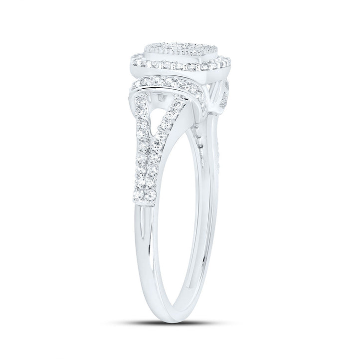 3/8CTW-NAT DIA NK FASHION CUSHION RING Daisy Joyeria