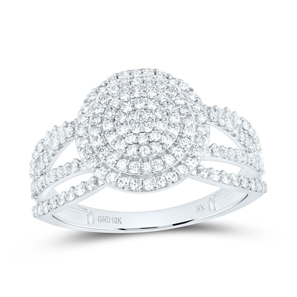 5/8CTW-NAT DIA NK FASHION ROUND RING Daisy Joyeria