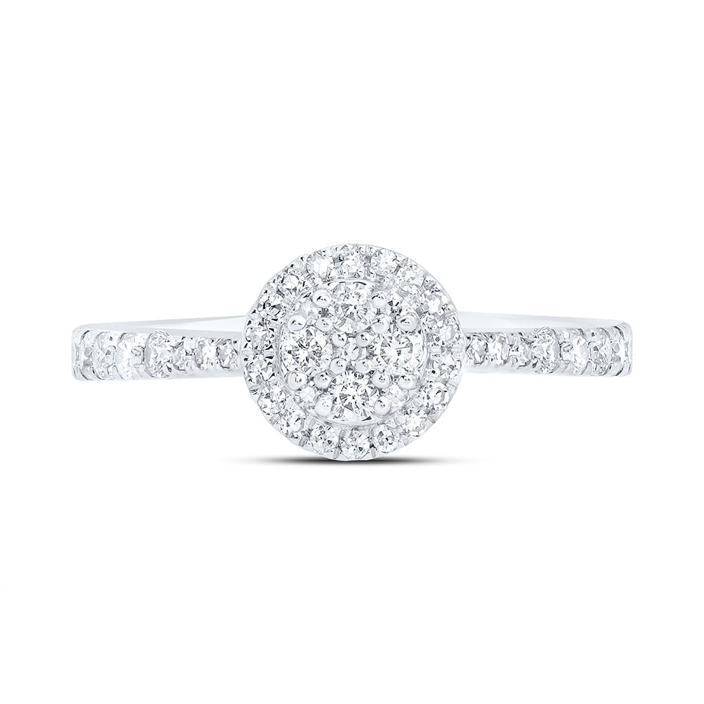 1/3CTW-NAT DIA NK FASHION ROUND RING Daisy Joyeria