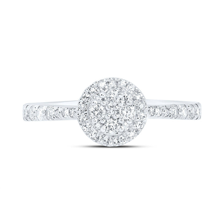 1/3CTW-NAT DIA NK FASHION ROUND RING Daisy Joyeria